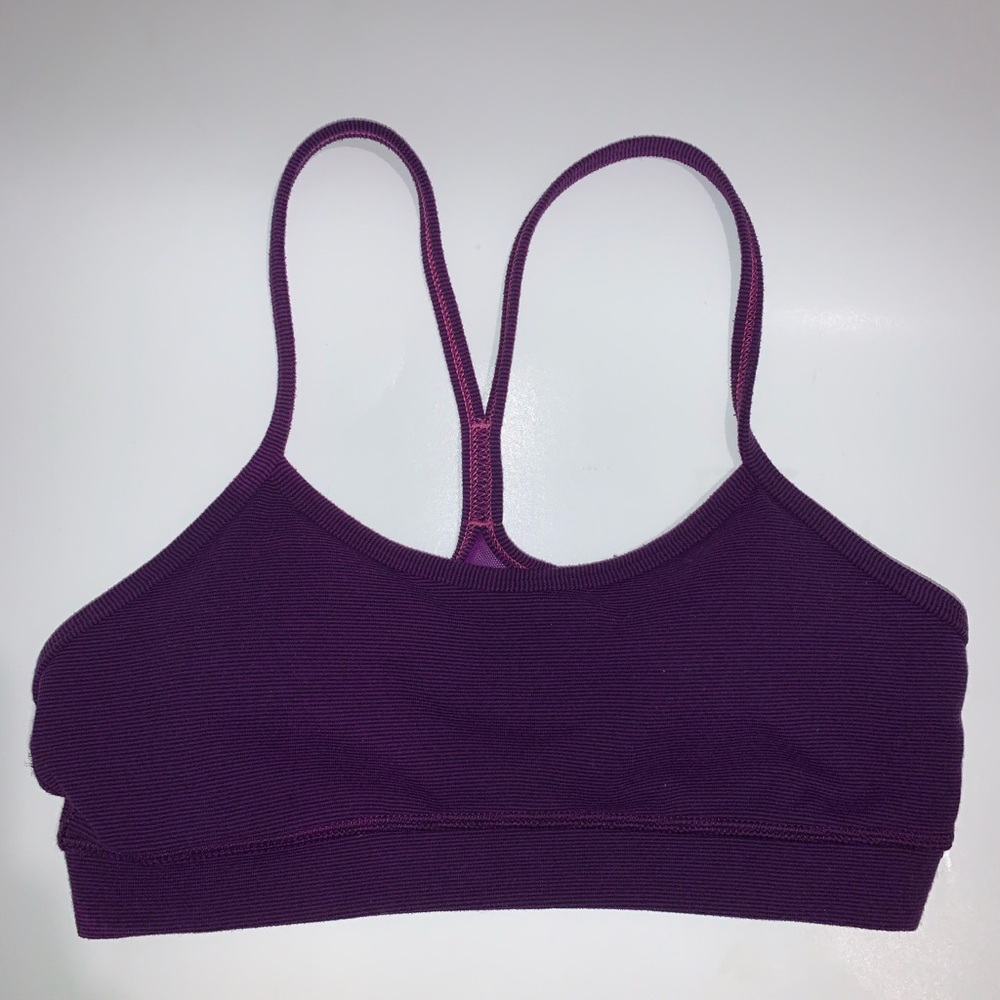 Lululemon sports bra size 4: purple